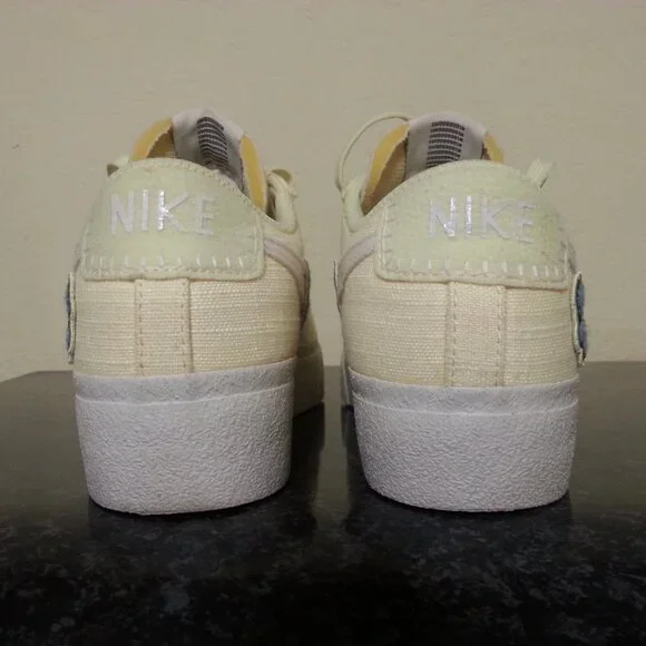 Nike Blazer Platform Shoes Next Nature Women's 9.5 Low Sneakers Yellow VNDS - Picture 6 of 14